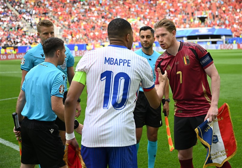 تیم ملی فوتبال فرانسه , تیم ملی فوتبال بلژیک , یورو 2024 ,