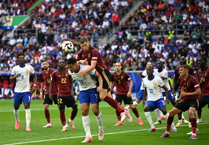 تیم ملی فوتبال فرانسه , تیم ملی فوتبال بلژیک , یورو 2024 ,